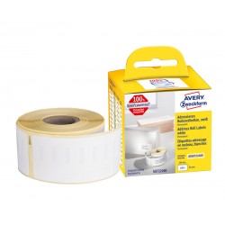 Etykiety adresowe Avery Zweckform w rolce do drukarek termicznych 260etyk./1rolka 36 x 89 mm, trwałe, białe