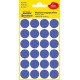 Usuwalne, kolorowe kółka do zaznaczania Avery Zweckform 96 etyk./op., Ø18 mm, niebieskie
