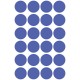 Usuwalne, kolorowe kółka do zaznaczania Avery Zweckform 96 etyk./op., Ø18 mm, niebieskie