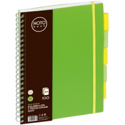 KoﾅＰbrulion Grand NOTObook A4 100 zielony linia
