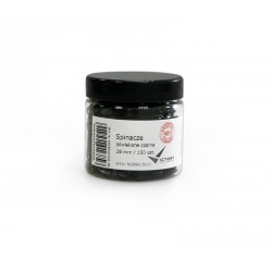 Spinacze biurowe Victory Office 28mm 150 szt. okrągłe powlekane czarne słoik mały