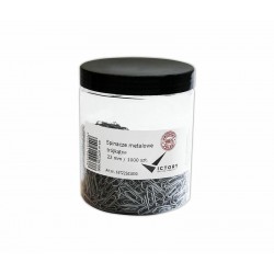 Spinacze biurowe Victory Office 22mm 1000 szt. trójkątne słoik duży