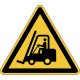 Znacznik podłogowy - symbol „Uwaga, urządzenia transportowe”