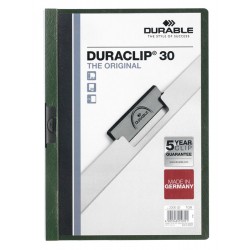 DURACLIP Original 30, skoroszyt zaciskowy A4, 1-30 kart.
