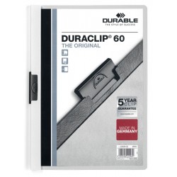 DURACLIP Original 60, skoroszyt zaciskowy A4, 1-60 kart.