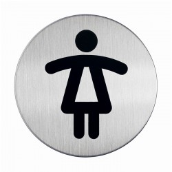 Tabliczka ﾃ�83 symbol "WC DAMSKI"