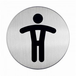 Tabliczka ﾃ�83 symbol "WC Mﾄ牢KI"
