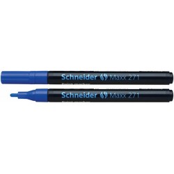 Marker olejowy Schneider Maxx 271 okrﾄ�gﾅＢ koﾅ�cﾃｳwka niebieski