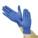 Rękawice nitrylowe bezpudrowe niebieskie 100 szt - S