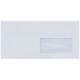 Koperta biurowa biała,poddruk niebieski ,DL OKP SK 1000szt.