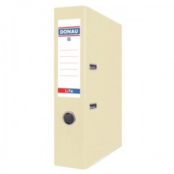 Segregator DONAU LIFE A4/75 pastel żółty 1szt.