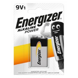 Bateria ENERGIZER Alkaline Power, E, 6LR61,9V, 1 szt.