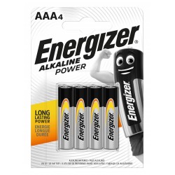 Bateria ENERGIZER Alkaline Power, AAA, LR03, 1,5V, 4 szt.
