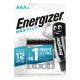 Bateria ENERGIZER Max Plus, AAA, LR03, 1,5V, 4 szt.