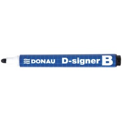 Marker do tablic DONAU D-Signer B, okrﾄ�gﾅＺ, 2-4mm (linia), czarny