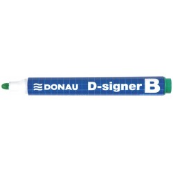 Marker do tablic DONAU D-Signer B, okrﾄ�gﾅＺ, 2-4mm (linia), zielony