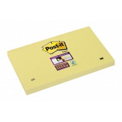 Karteczki samoprzylepne POST-ITﾂｮ Super Sticky (655-12SSCY-EU), 127x76mm, 1x90 kart., ﾅｼﾃｳﾅＵe