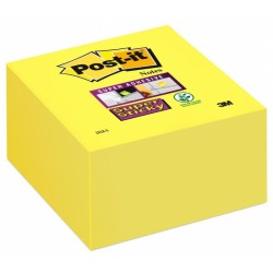 Kostka samoprzylepna POST-IT® Super Sticky (2028-S), 76x76mm, 1x350 kart., ultra żółta