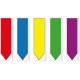 Zakładki indeksujące POST-IT® (684-ARR1), PP, 11,9x43,2mm, strzałka, 5x20 kart., mix kolorów