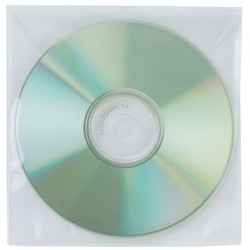 Koperty na pﾅＺty CD/DVD Q-CONNECT, 50szt., transparentny