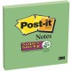 Karteczki samoprzylepne POST-IT® Super Sticky (654-6SS-AW), 76x76mm, 1x90 kartek, zielone