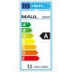 Lampka LED na biurko MAULbusiness, 11W, srebrno-czarna