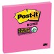 Karteczki samoprzylepne POST-IT® Super sticky, (654-6SS-PNK), 76x76mm, 1x90 kart., fuksja