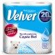Ręczniki w roli celulozowe VELVET Czysta Biel, 2-warstwowe, 54 listków, 2szt., białe