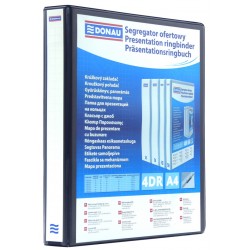 Segregator ofertowy DONAU, PP, A4/4RD/50, czarny