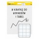 Samoprzylepne arkusze konferencyjne Post-it® Super Sticky, na flipchart, 63,5x76,2cm, w kratkę do wykresów, 30 kart., białe