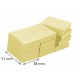 Karteczki samoprzylepne POST-IT® (653), 38x51mm, 3x100 kart., żółte