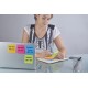 Multi kostka samoprzylepna POST-IT® Super Sticky (2014-SC-BYFG),76x76mm, 4x75 kart., mix kolorów