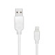 Kabel kompatybilny z lightning EXC Whippy, 2m, biały