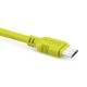 Uniwersalny kabel Micro USB EXC Whippy, 2m, limonkowy
