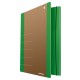 Teczka z gumką DONAU Life, Karton, A4, 500gsm, 3-skrz., zielony