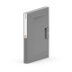 Folder NEW BINDER MOXOM, plastikowy, A4/25mm ciemnoszary