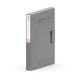 Folder NEW BINDER MOXOM, plastikowy, A4/35mm, ciemnoszary
