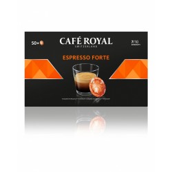 KapsuﾅＬi kawowe pads CAFE ROYAL ESPRESSO FORTE, 50 szt