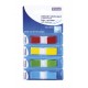 Zakładki indeksujące DONAU, PP, 12x45mm, 4x35 kart., mix kolorów