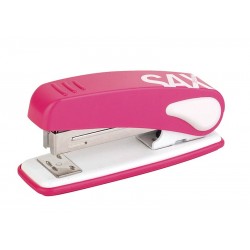 Zszywacz SAX239 Design, zszywa do 25 kartek, display, różowy