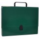Teczka-pudełko OFFICE PRODUCTS, PP, A4/5cm, z rączką i zamkiem, zielona