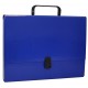Teczka-pudełko OFFICE PRODUCTS, PP, A4/5cm, z rączką i zamkiem, granatowa