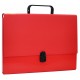 Teczka-pudełko OFFICE PRODUCTS, PP, A4/5cm, z rączką i zamkiem, czerwona