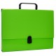 Teczka-pudełko OFFICE PRODUCTS, PP, A4/5cm, z rączką i zamkiem, jasnozielona