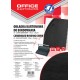 Okładki do bindowania OFFICE PRODUCTS, karton, A4, 250gsm, skóropodobne, 100szt., czarne