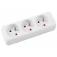 Przedłużacz OFFICE PRODUCTS,&nbsp;3 gniazda, 3m, z uziemieniem, biały
