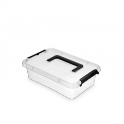 Pojemnik do przechowywania MOXOM Simple box, 3,1l, z rﾄ�czkﾄ�, transparentny