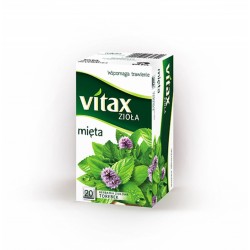 Herbata VITAX, miﾄ冲a, 20 torebek