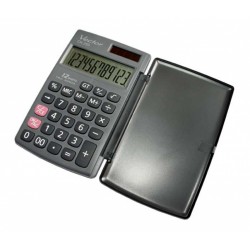Kalkulator kieszonkowy VECTOR KAV CH-265, 12-cyfrowy, 75x120mm, czarny