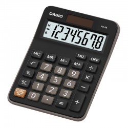 Kalkulator biurowy CASIO Mx-8B-BK, 8-cyfrowy, 106,5x147mm, czarny